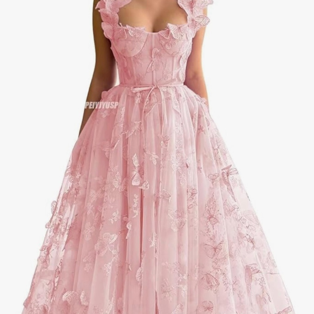 Women’s Tulle Pink Sweetheart Gown